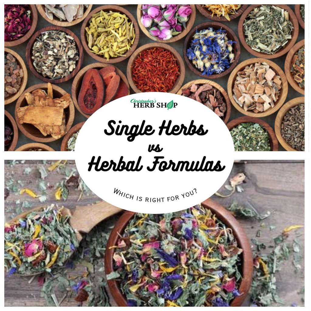 Single Herbs vs. Herbal Formulas: Which is right for you?