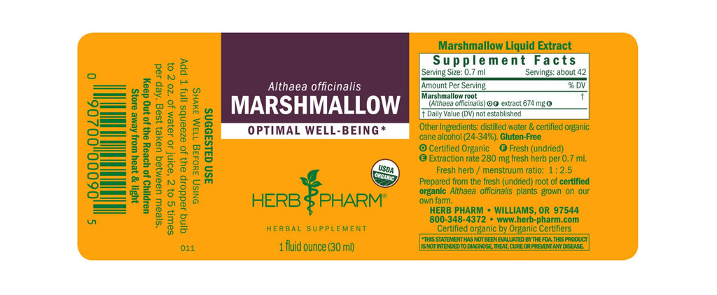 Herb Pharm® Marshmallow - 1 oz - Christopher's Herb Shop