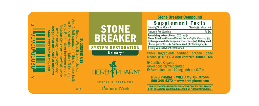 Herb Pharm® Stone Breaker - 1 oz - Christopher's Herb Shop