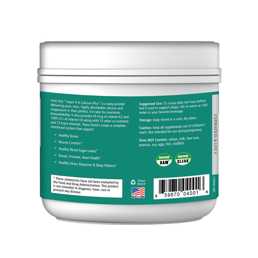 Ionic Fizz Super D-K Calcium Plus™ 7.40 oz - Christopher's Herb Shop