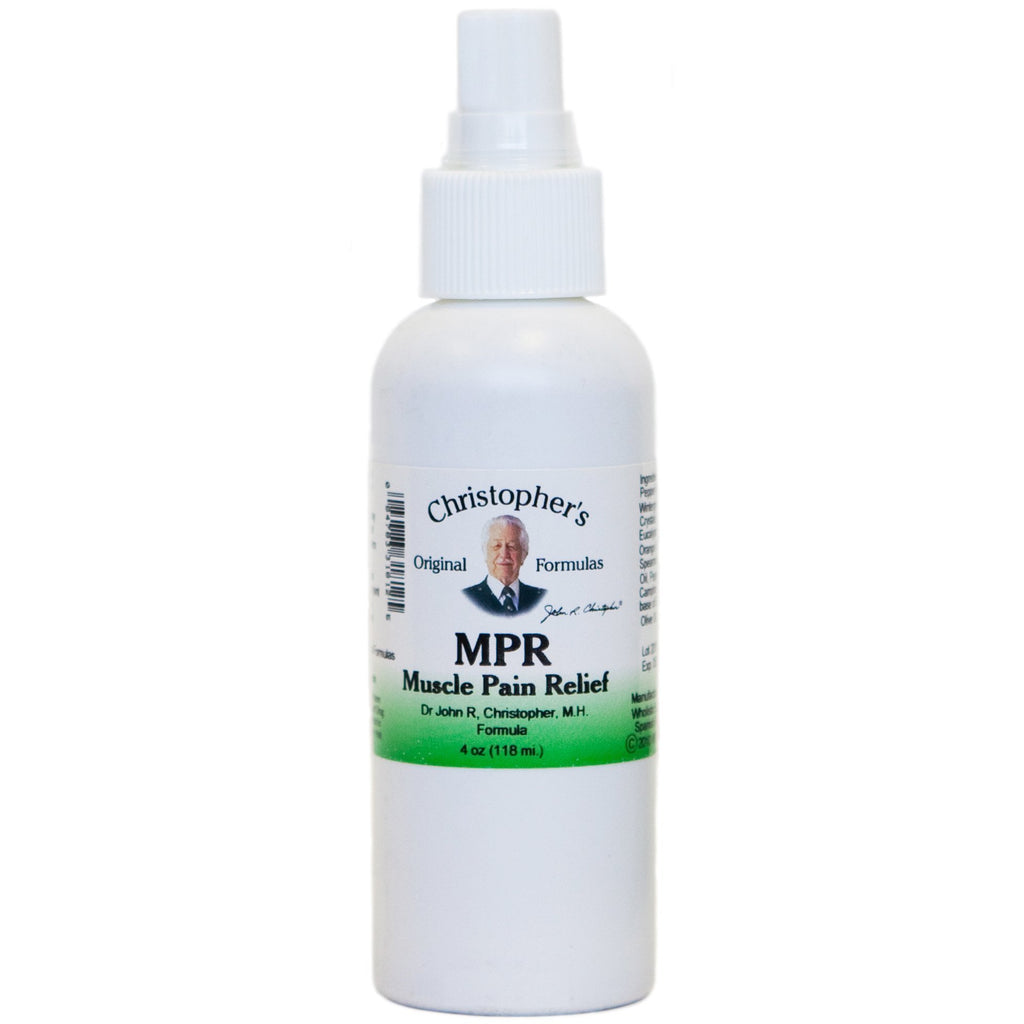 MPR (Muscle Pain Relief) - 4 oz Spray - Christopher's Herb Shop