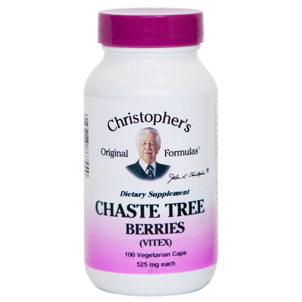 Chaste Tree Berry - 100 Capsules - Christopher's Herb Shop