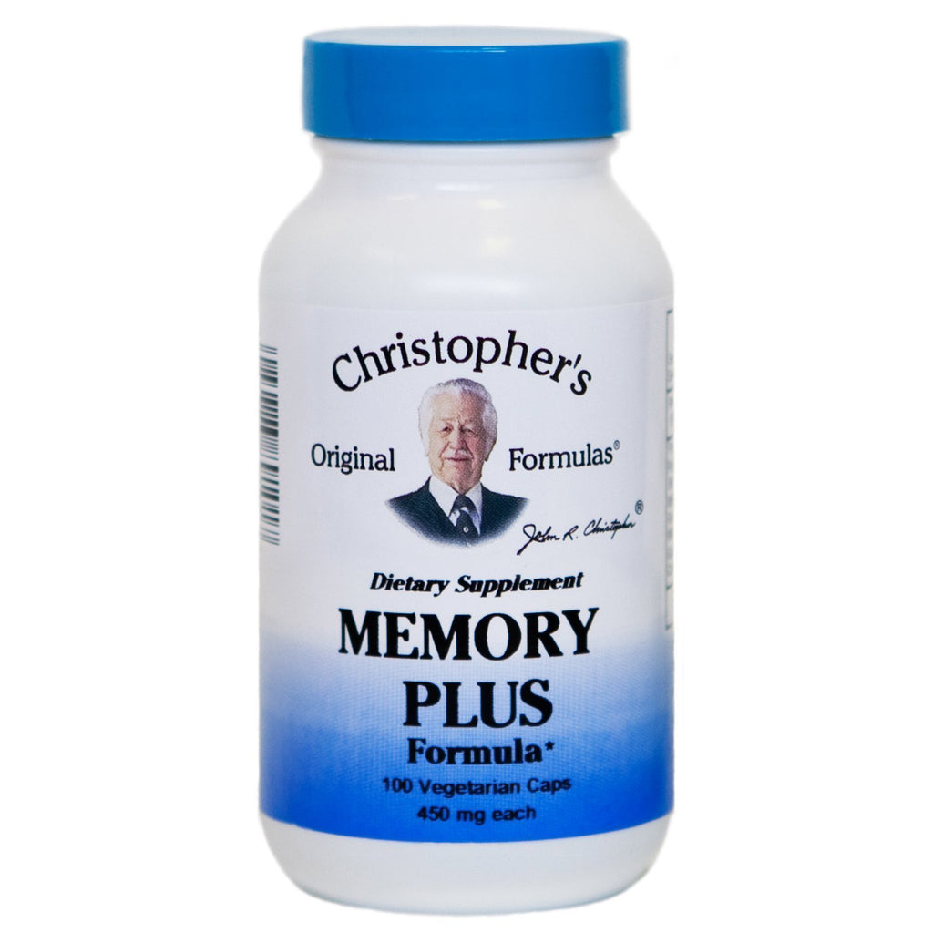 Memory Plus - 100 Capsules - Christopher's Herb Shop