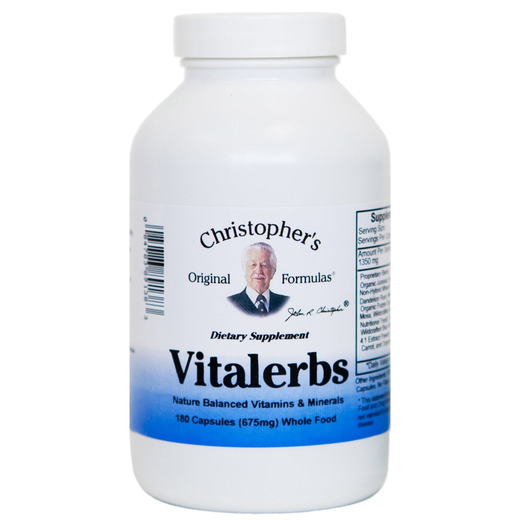 Vitalerbs - 180 Capsules - Christopher's Herb Shop