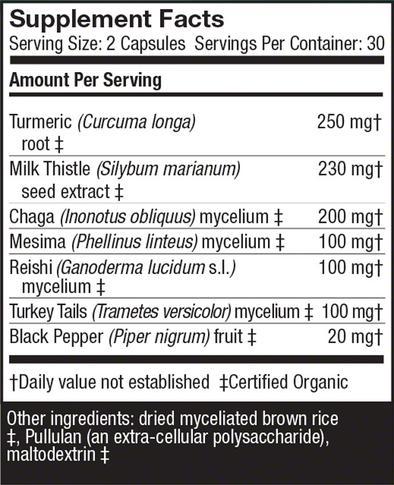 MycoBotanicals® Liver -60 Vegetarian Capsules - Christopher's Herb Shop