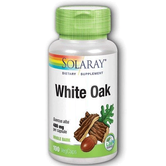 White Oak Bark 100 VegCaps - Christopher's Herb Shop